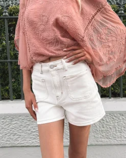 Clearance Gabrielle Top - Pink Maternity Tops|Maternity Tops