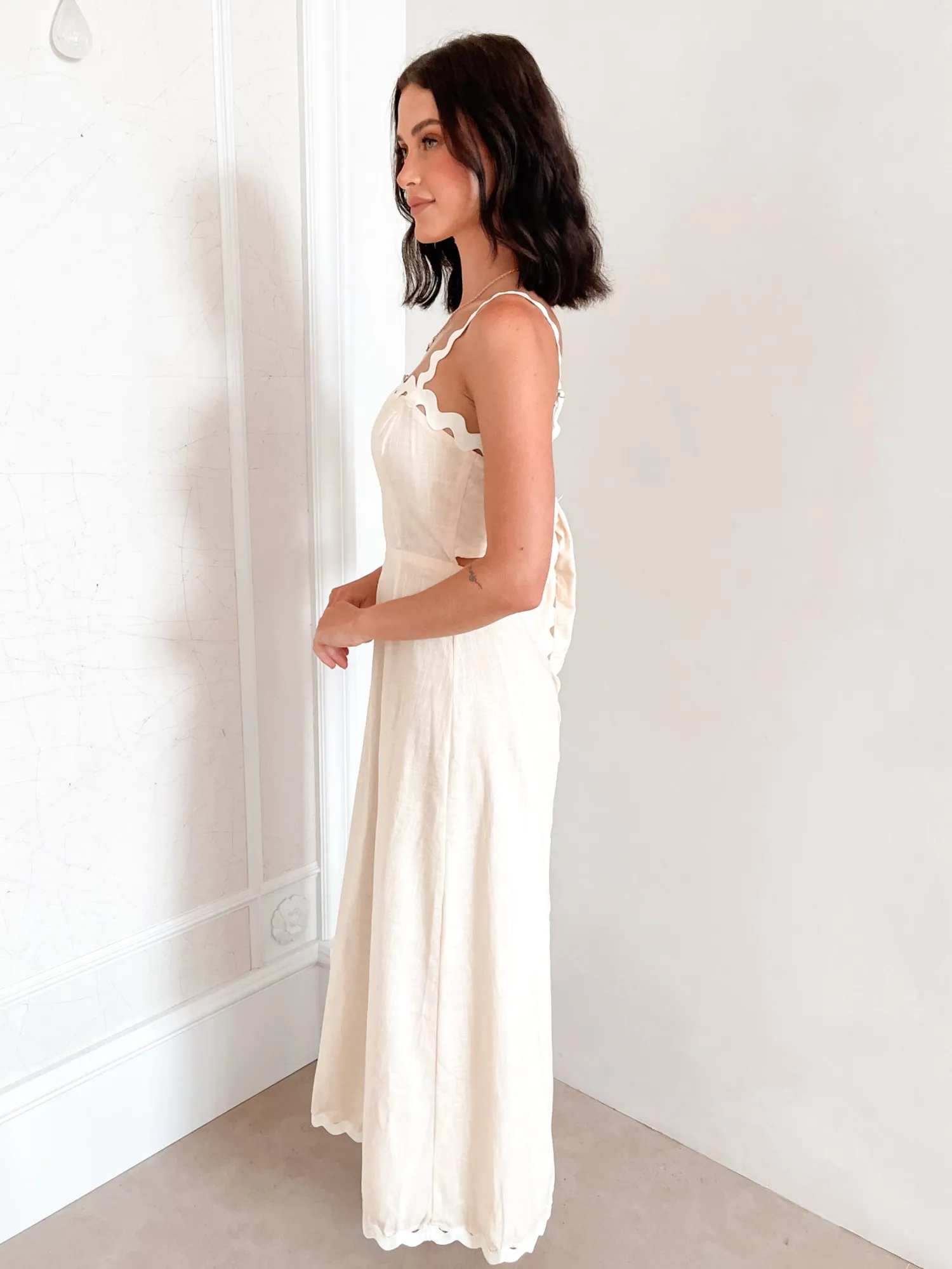 Best Gylfie Dress - Oat Maxi Dresses|Holiday Dresses