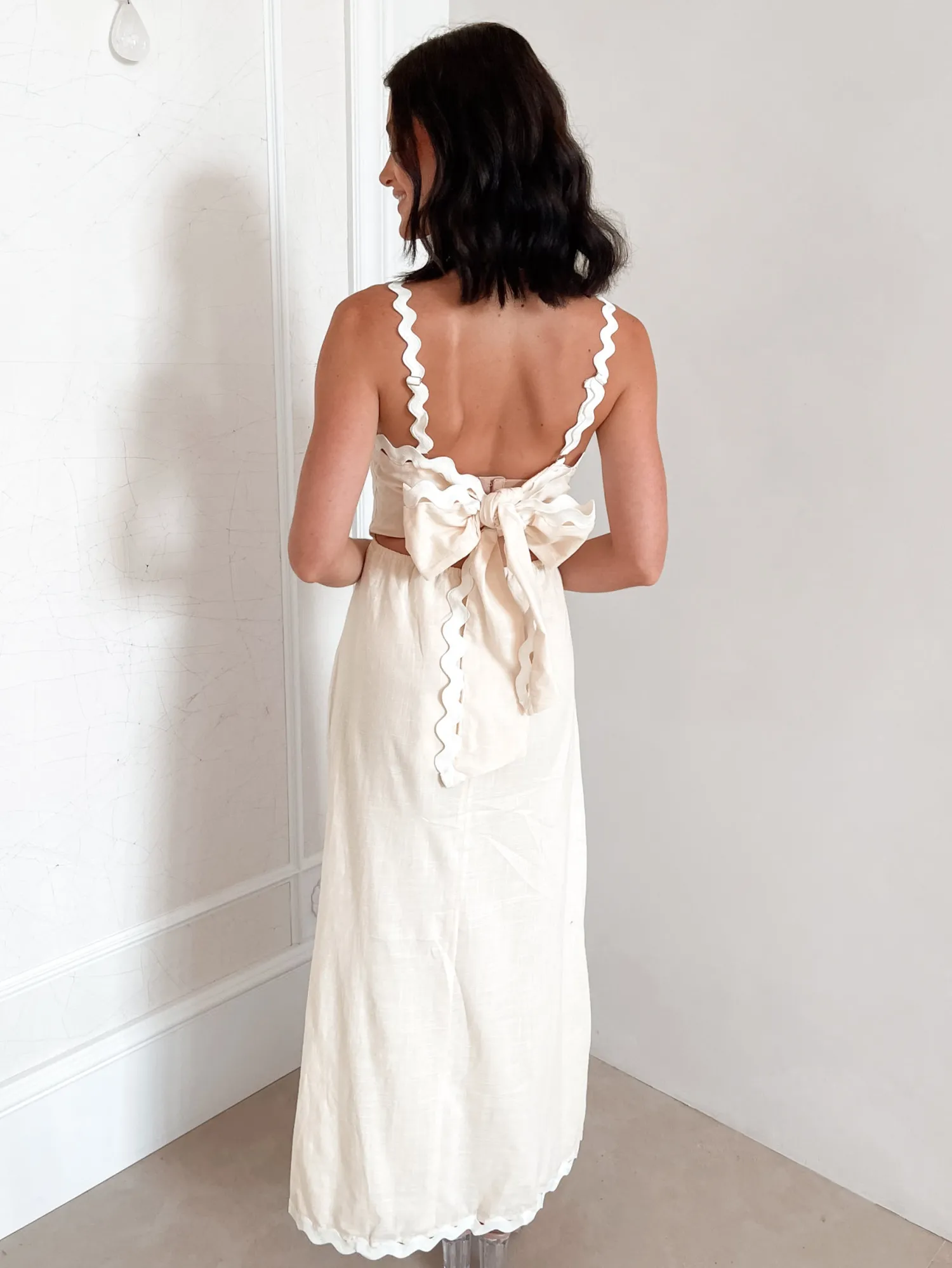 Best Gylfie Dress - Oat Maxi Dresses|Holiday Dresses