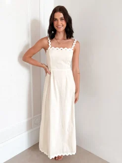 Best Gylfie Dress - Oat Maxi Dresses|Holiday Dresses