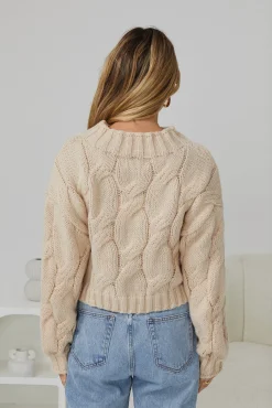 New Hadi Knit - Beige Knitwear Tops|Knitwear Tops