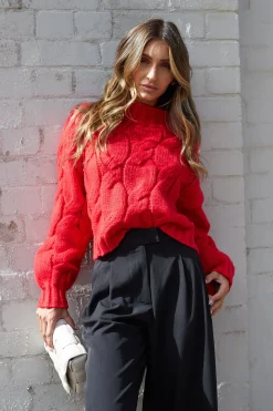 Hot Hadi Knit - Red Jumpers|Jumpers