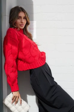 Hot Hadi Knit - Red Jumpers|Jumpers