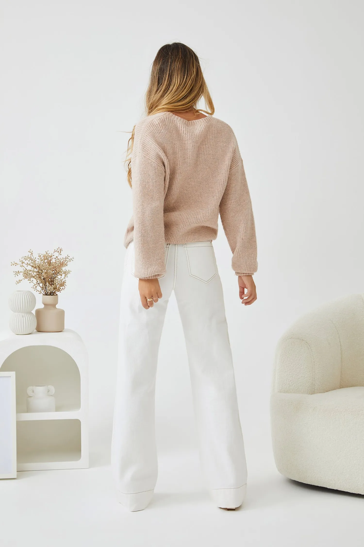 Best Harvie Knit - Cappuccino Jumpers|Jumpers