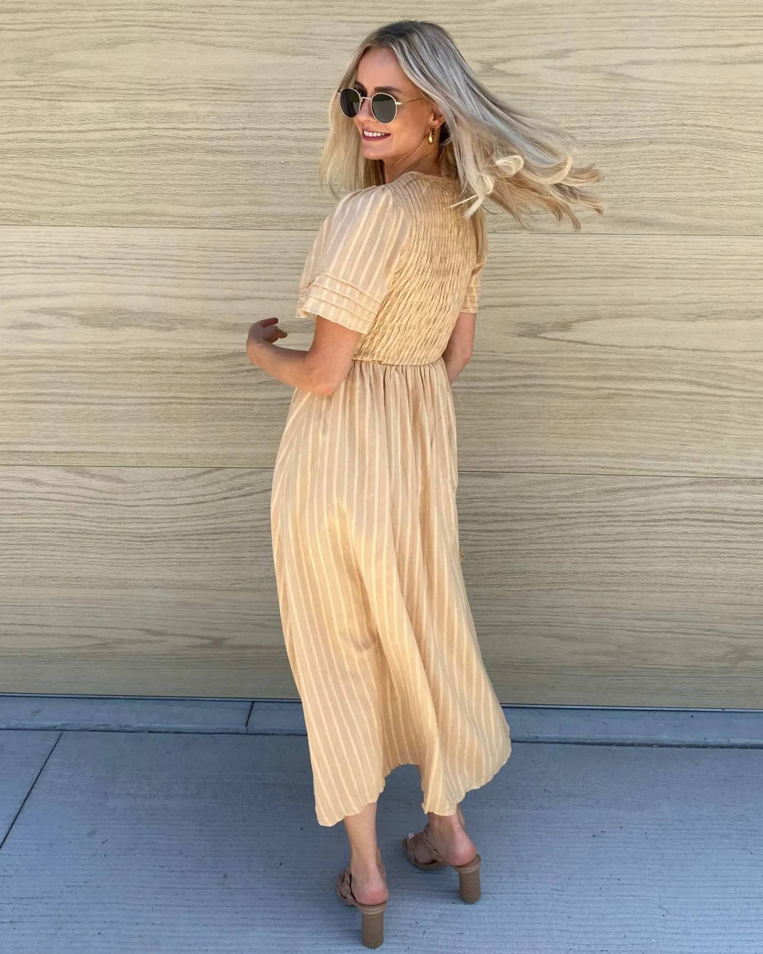Best Iolana Dress - Beige Maternity Dresses|Midi Dresses
