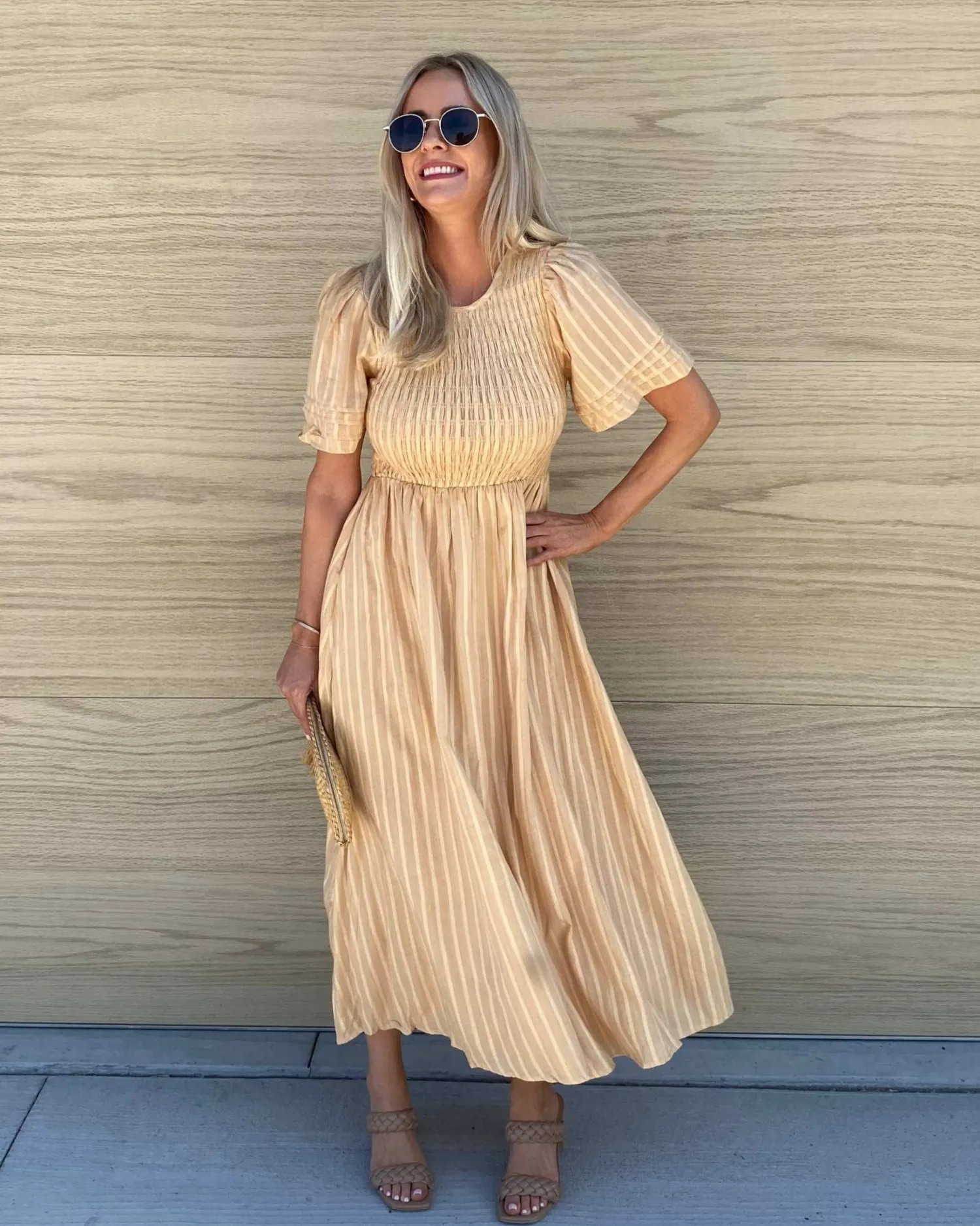 Best Iolana Dress - Beige Maternity Dresses|Midi Dresses