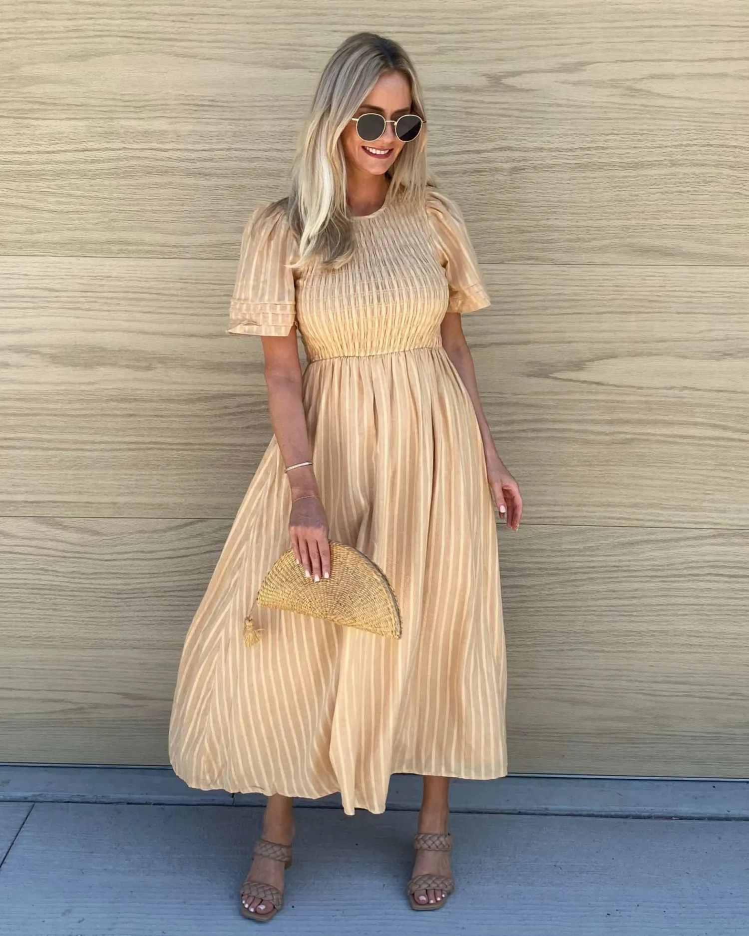 Best Iolana Dress - Beige Maternity Dresses|Midi Dresses