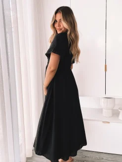 Sale Iolana Dress - Black Curve Dresses|Maternity Dresses