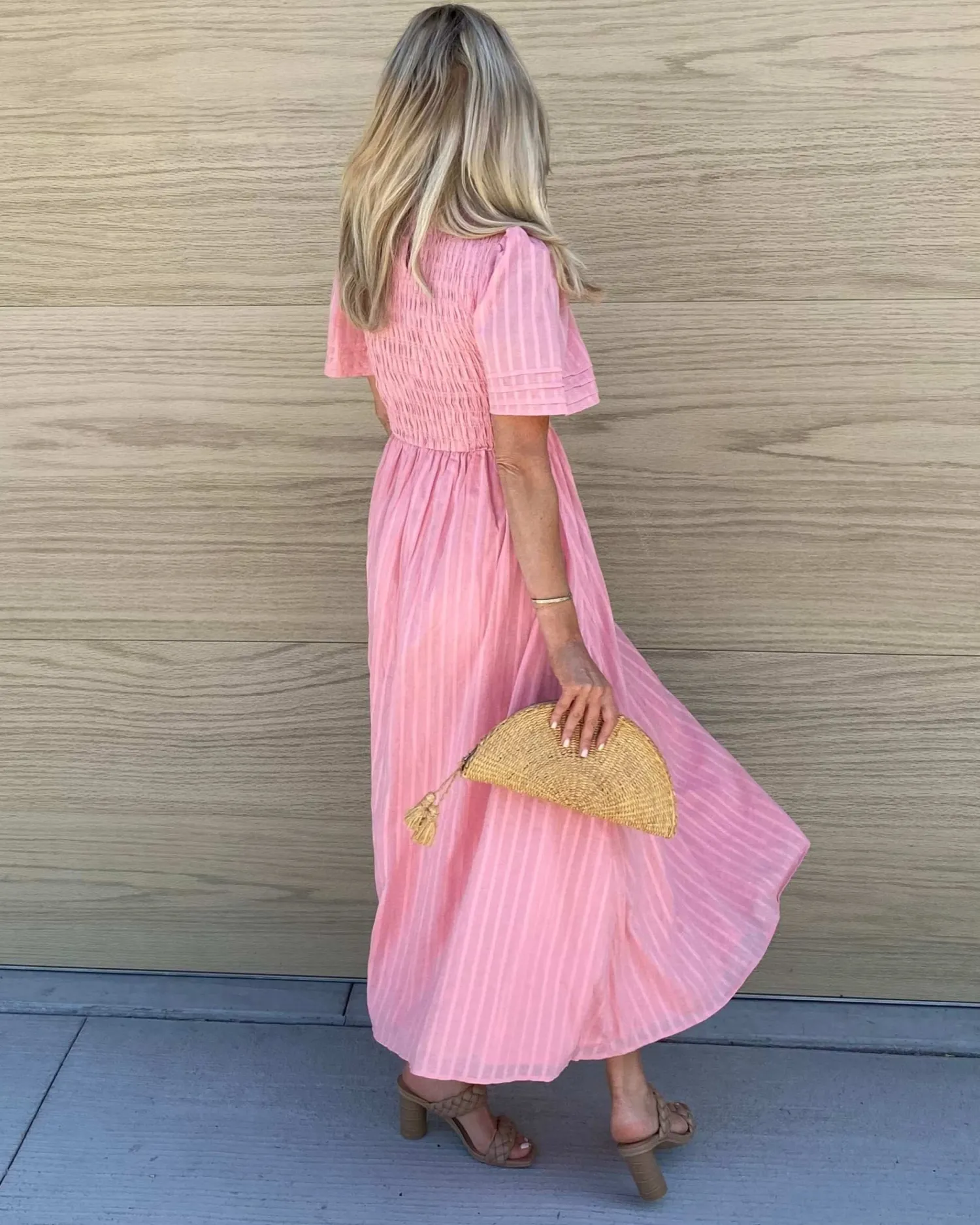 Online Iolana Dress - Pink Basic Dresses|Maternity Dresses