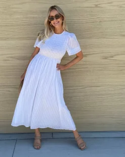 Discount Iolana Dress - White Curve Dresses|Maternity Dresses