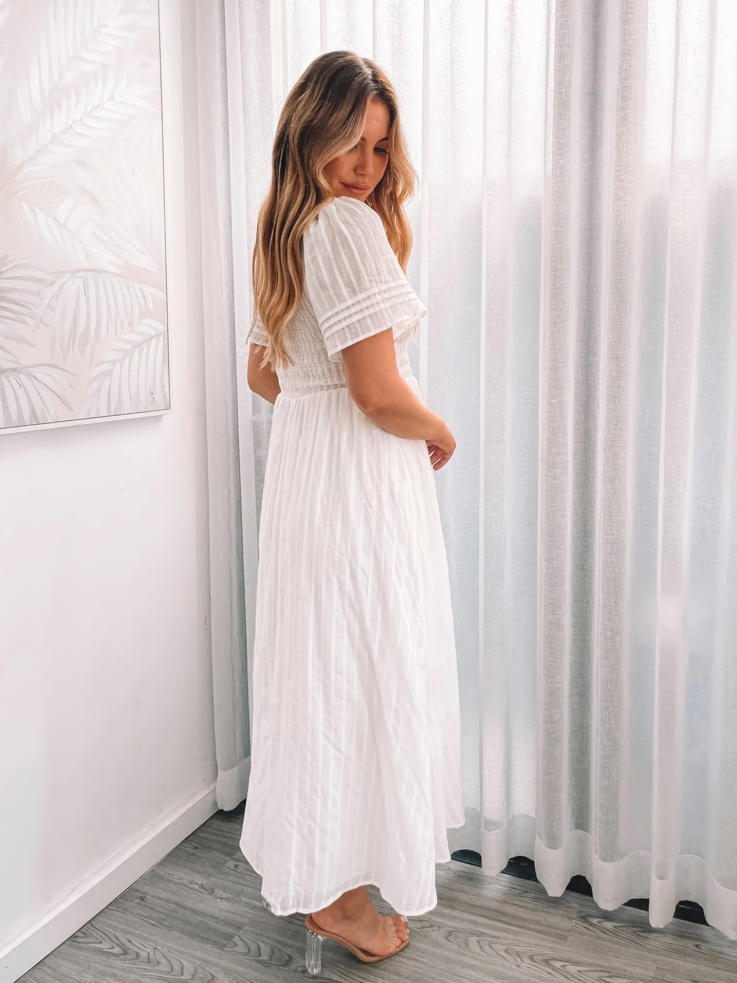 Discount Iolana Dress - White Curve Dresses|Maternity Dresses