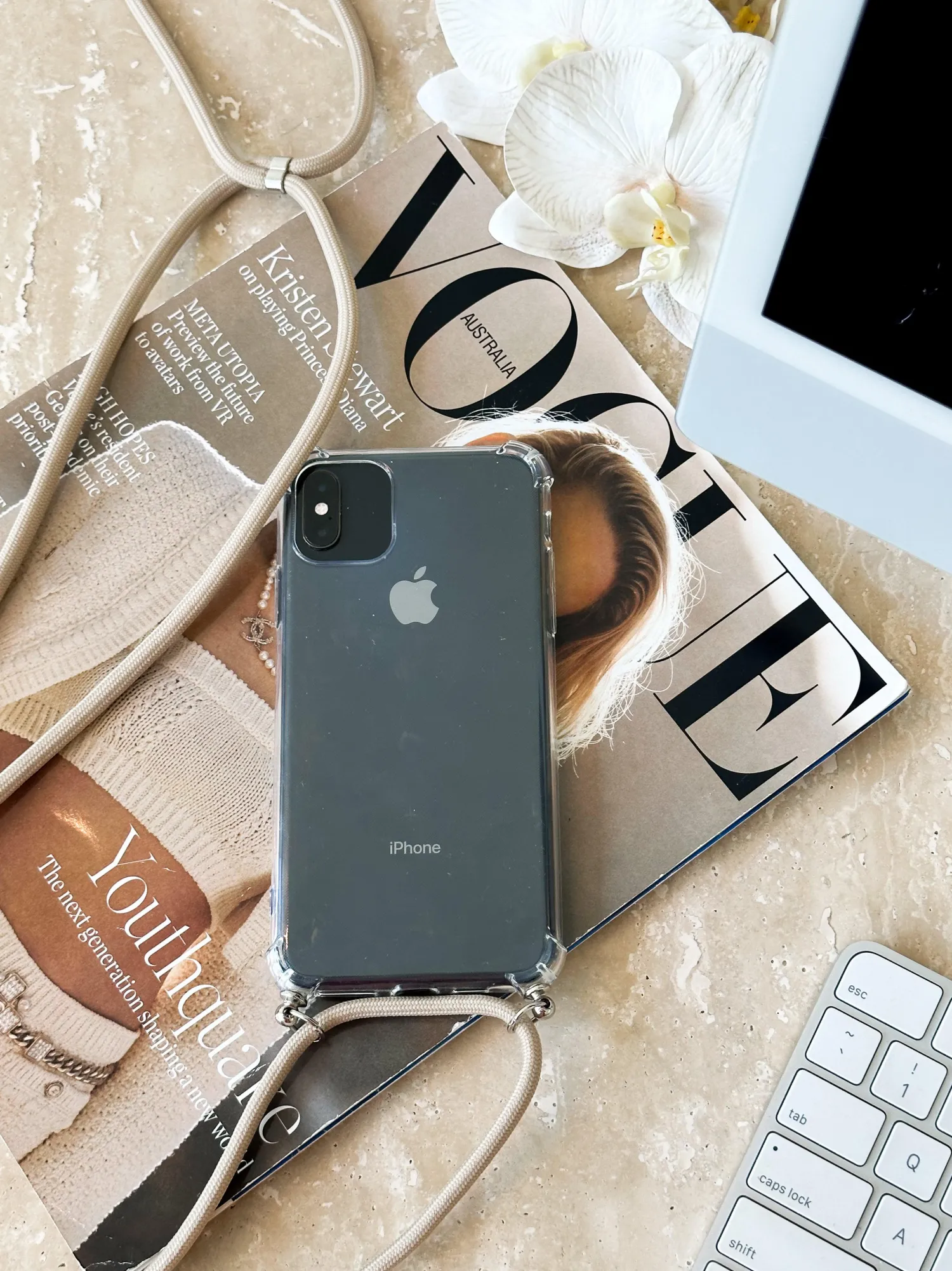 Best Iphone Case - Beige Strap Accessories