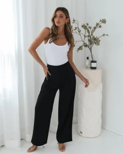 Best Isela Pants - Black Pants|Bottoms
