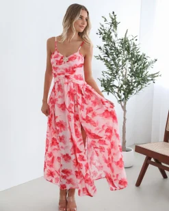 Hot Jayendra Dress - Pink Floral Floral Dresses|Maternity Dresses