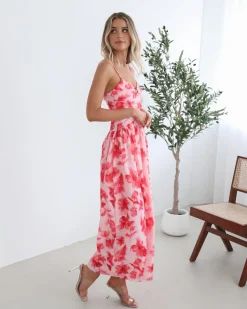 Hot Jayendra Dress - Pink Floral Floral Dresses|Maternity Dresses