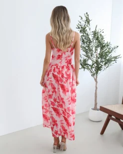 Hot Jayendra Dress - Pink Floral Floral Dresses|Maternity Dresses
