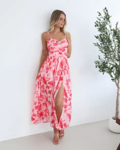 Hot Jayendra Dress - Pink Floral Floral Dresses|Maternity Dresses