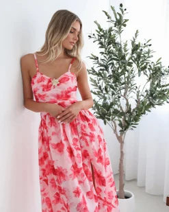 Hot Jayendra Dress - Pink Floral Floral Dresses|Maternity Dresses