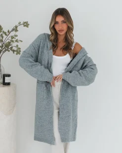 Sale Johanne Coatigan - Grey Knitwear & Jumpers|Knitwear