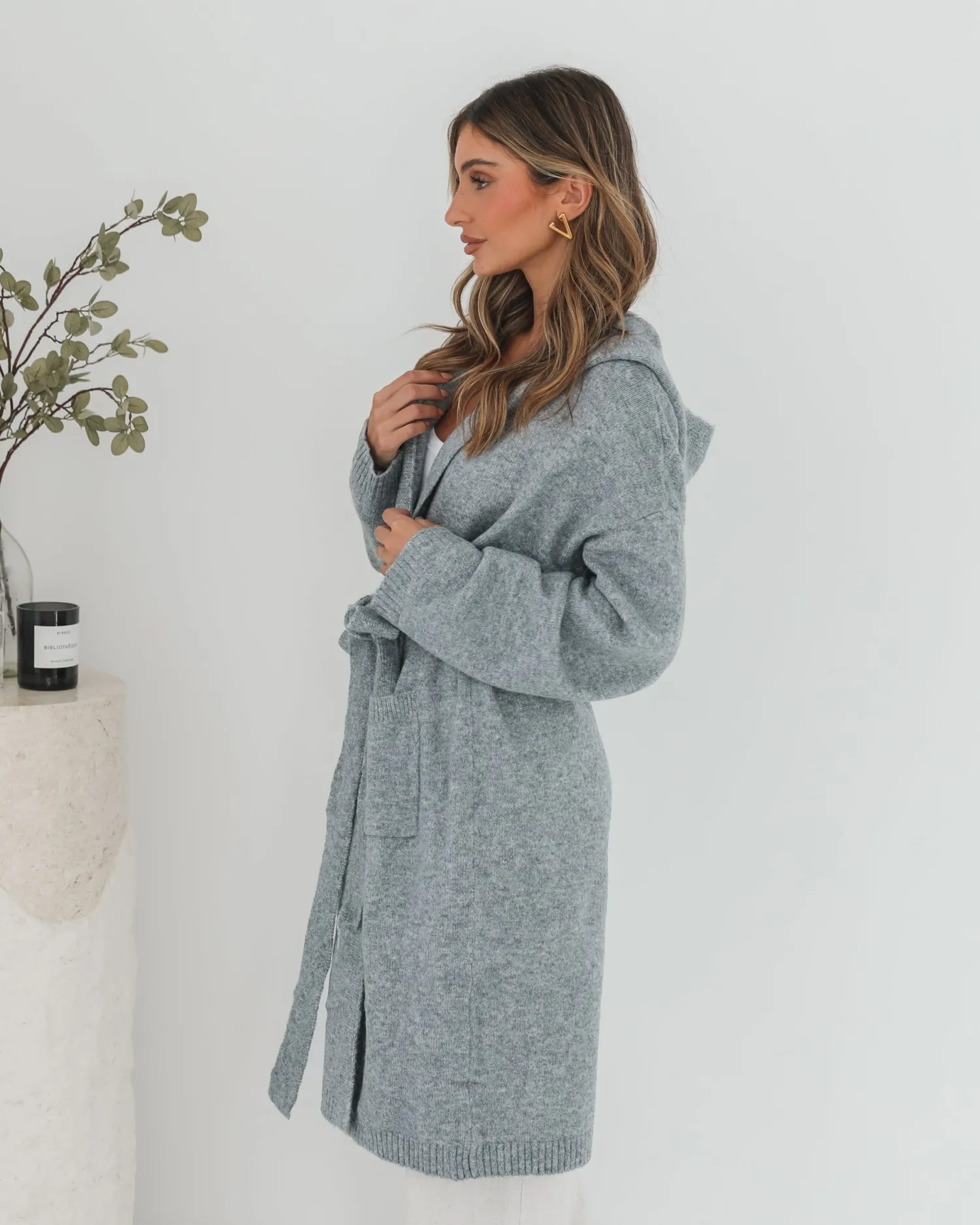 Sale Johanne Coatigan - Grey Knitwear & Jumpers|Knitwear
