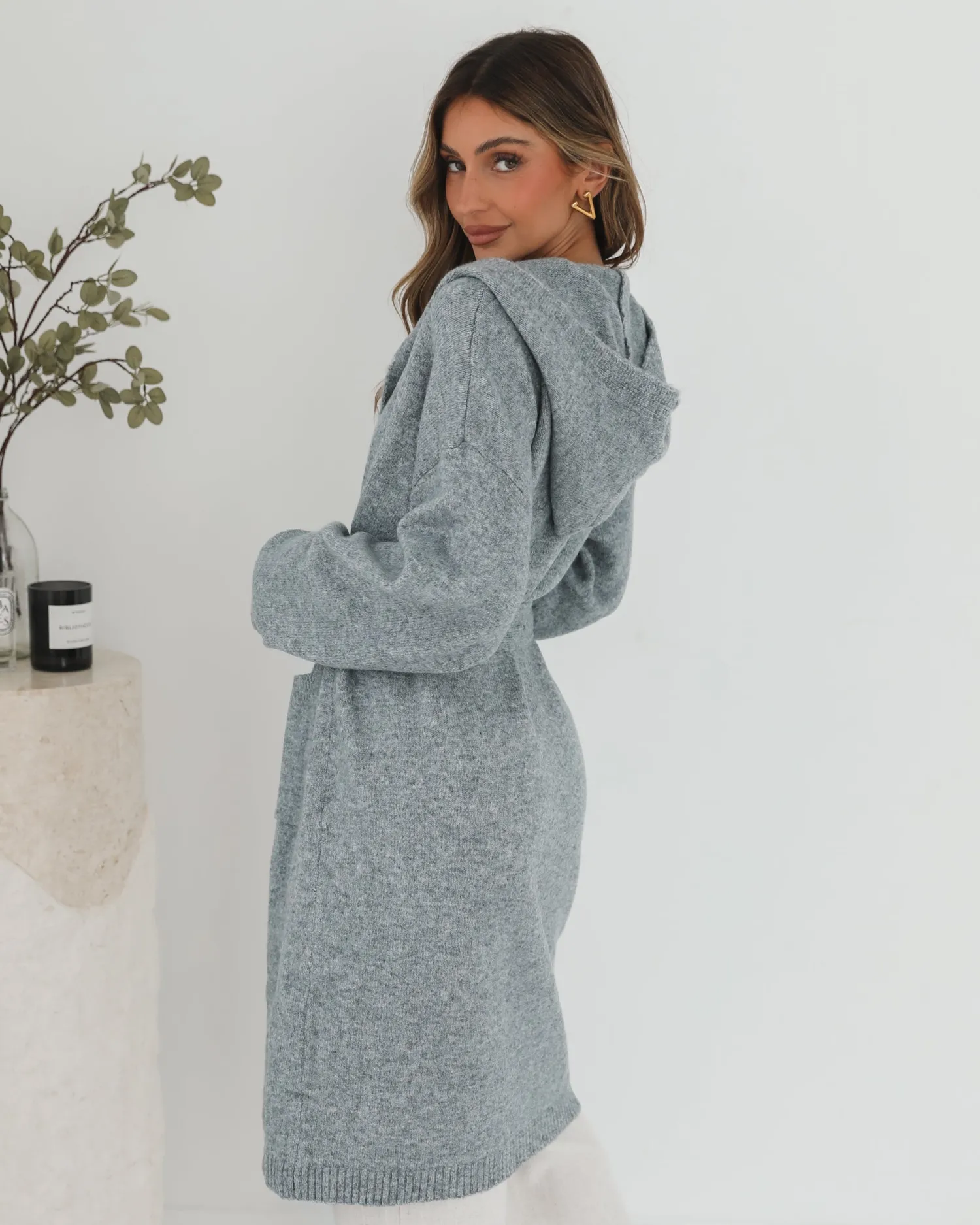 Sale Johanne Coatigan - Grey Knitwear & Jumpers|Knitwear