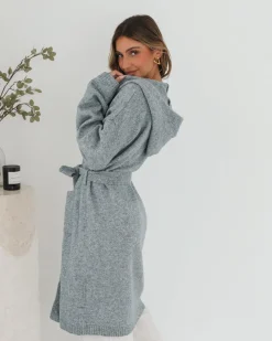 Sale Johanne Coatigan - Grey Knitwear & Jumpers|Knitwear