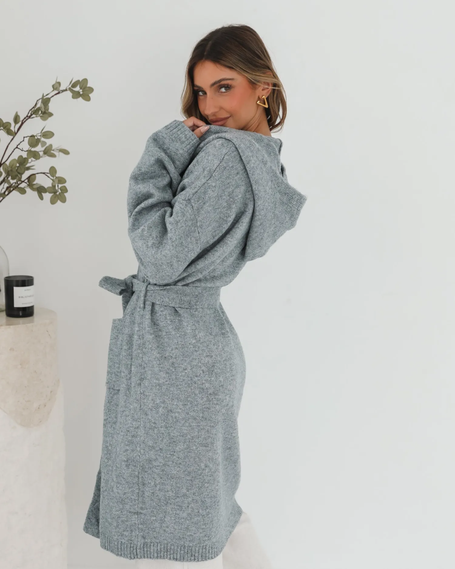 Sale Johanne Coatigan - Grey Knitwear & Jumpers|Knitwear