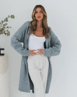 Sale Johanne Coatigan - Grey Knitwear & Jumpers|Knitwear