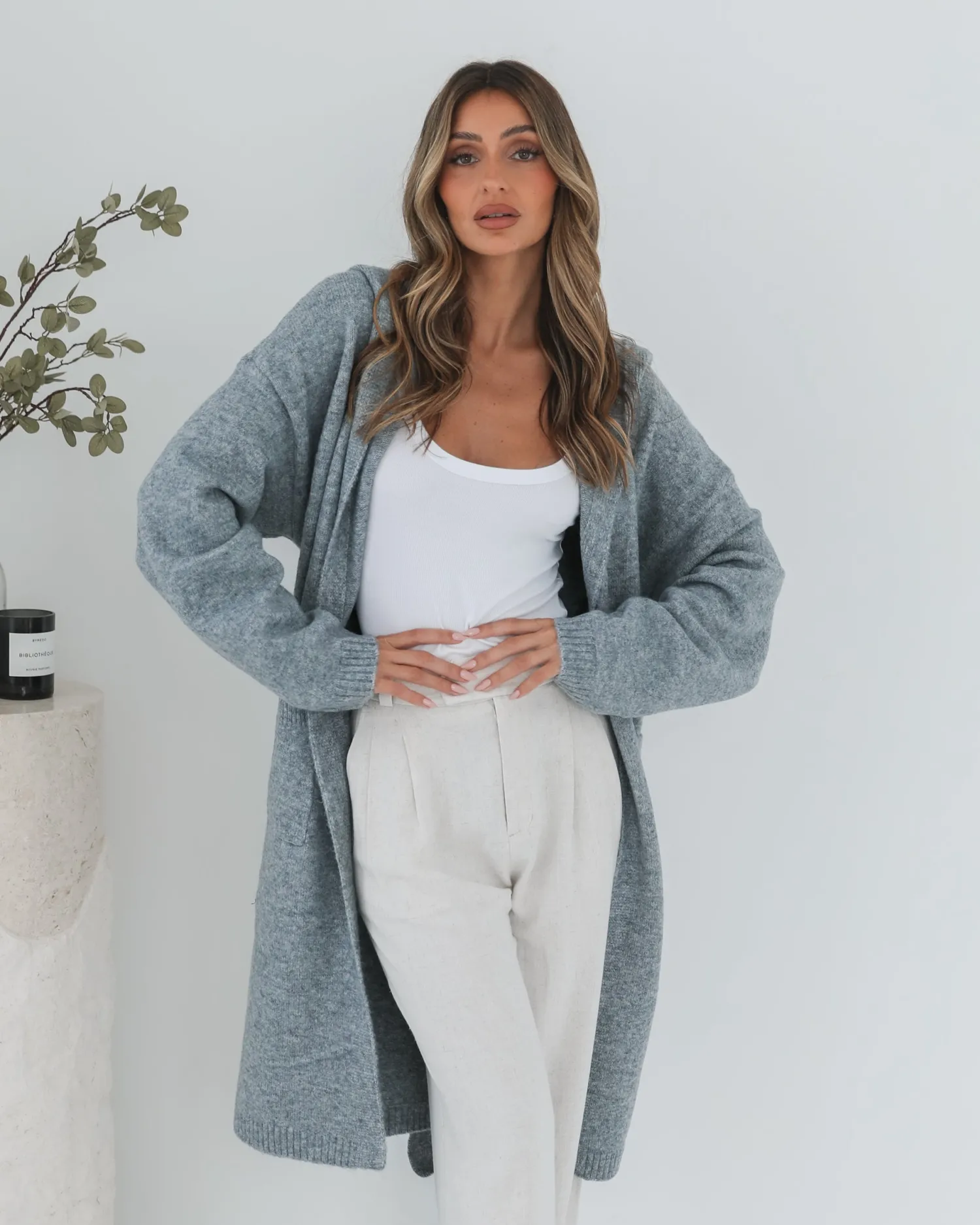 Sale Johanne Coatigan - Grey Knitwear & Jumpers|Knitwear