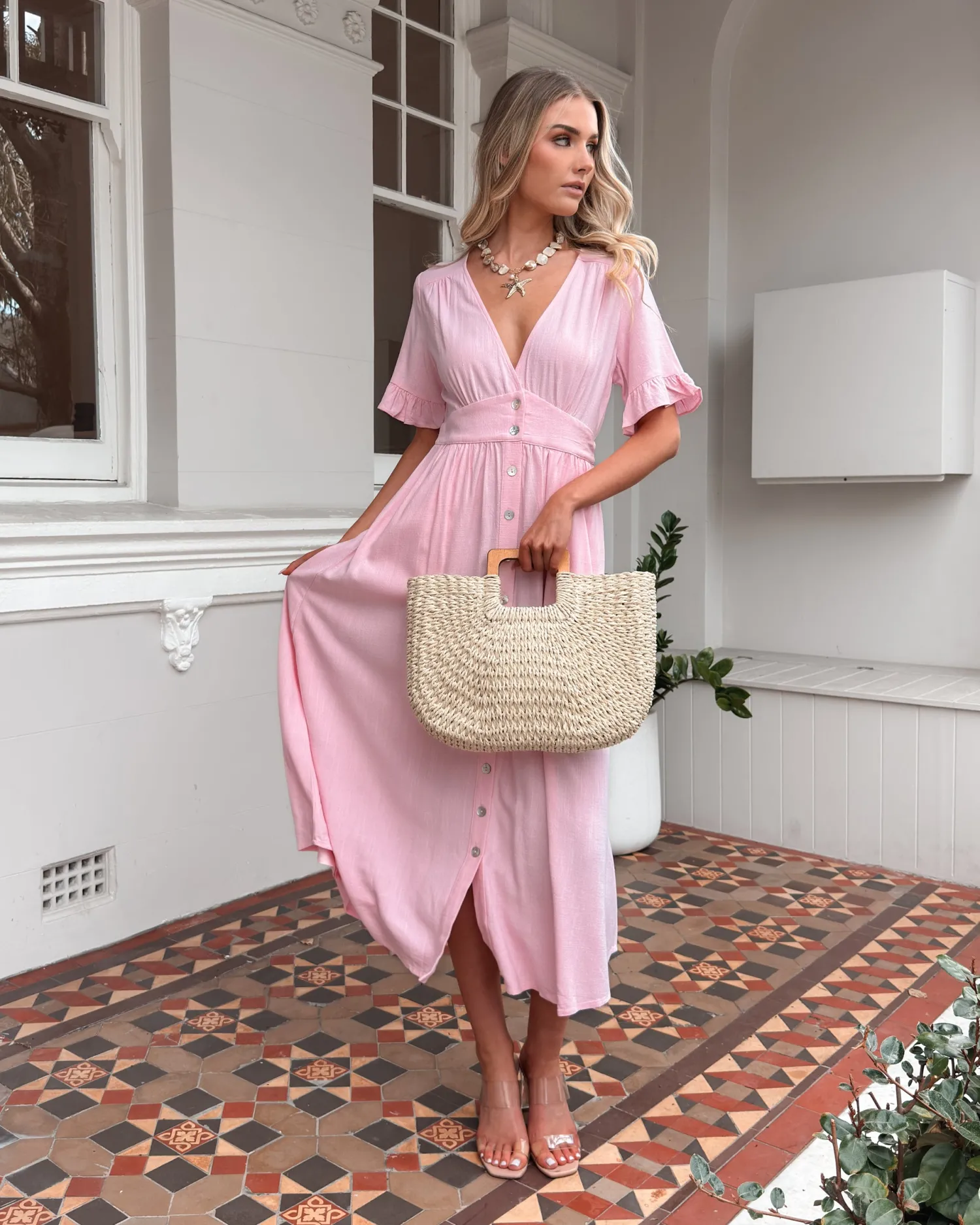 Online Kalimbra Bag - Beige Accessories|Bags