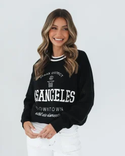 Kanoe Knit - Black Print Jumpers|Jumpers