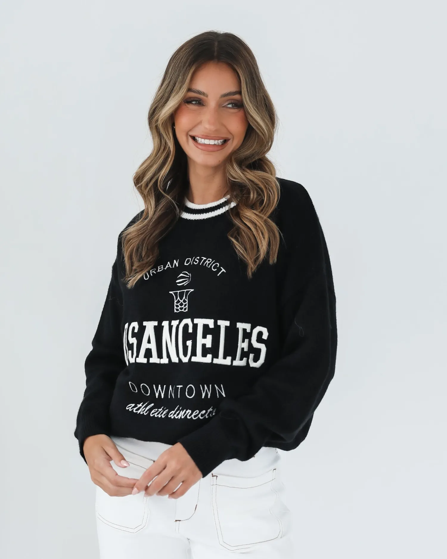 Kanoe Knit - Black Print Jumpers|Jumpers