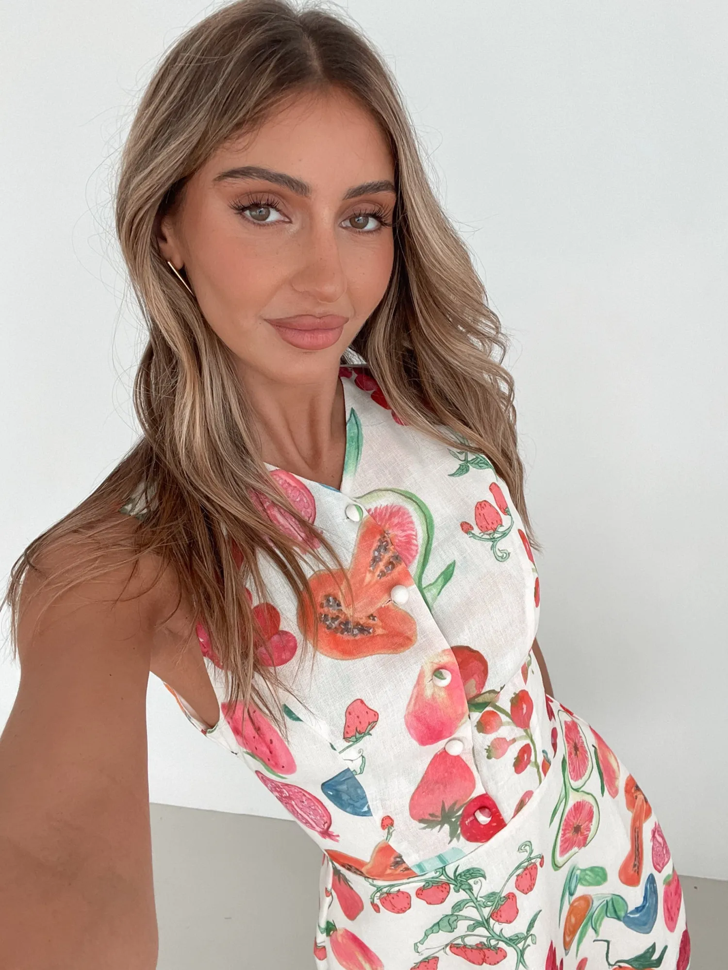 Sale Kariza Dress - White Print Mini Dresses|Holiday Dresses