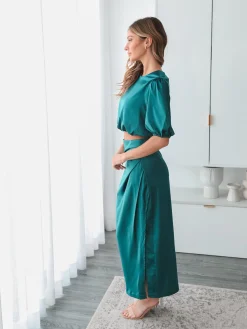New Krissa Skirt - Dark Green Skirts|Sets