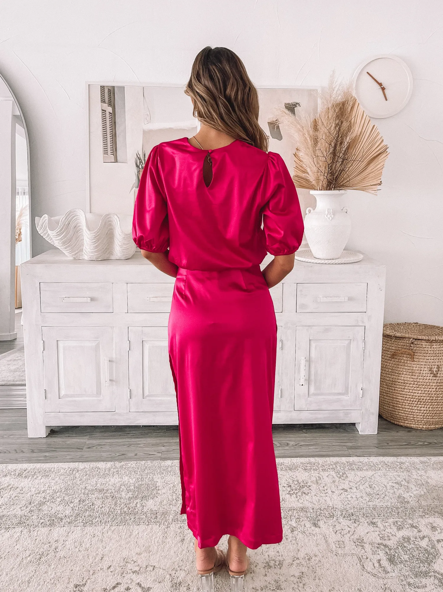 Hot Krissa Skirt - Hot Pink Skirts|Sets