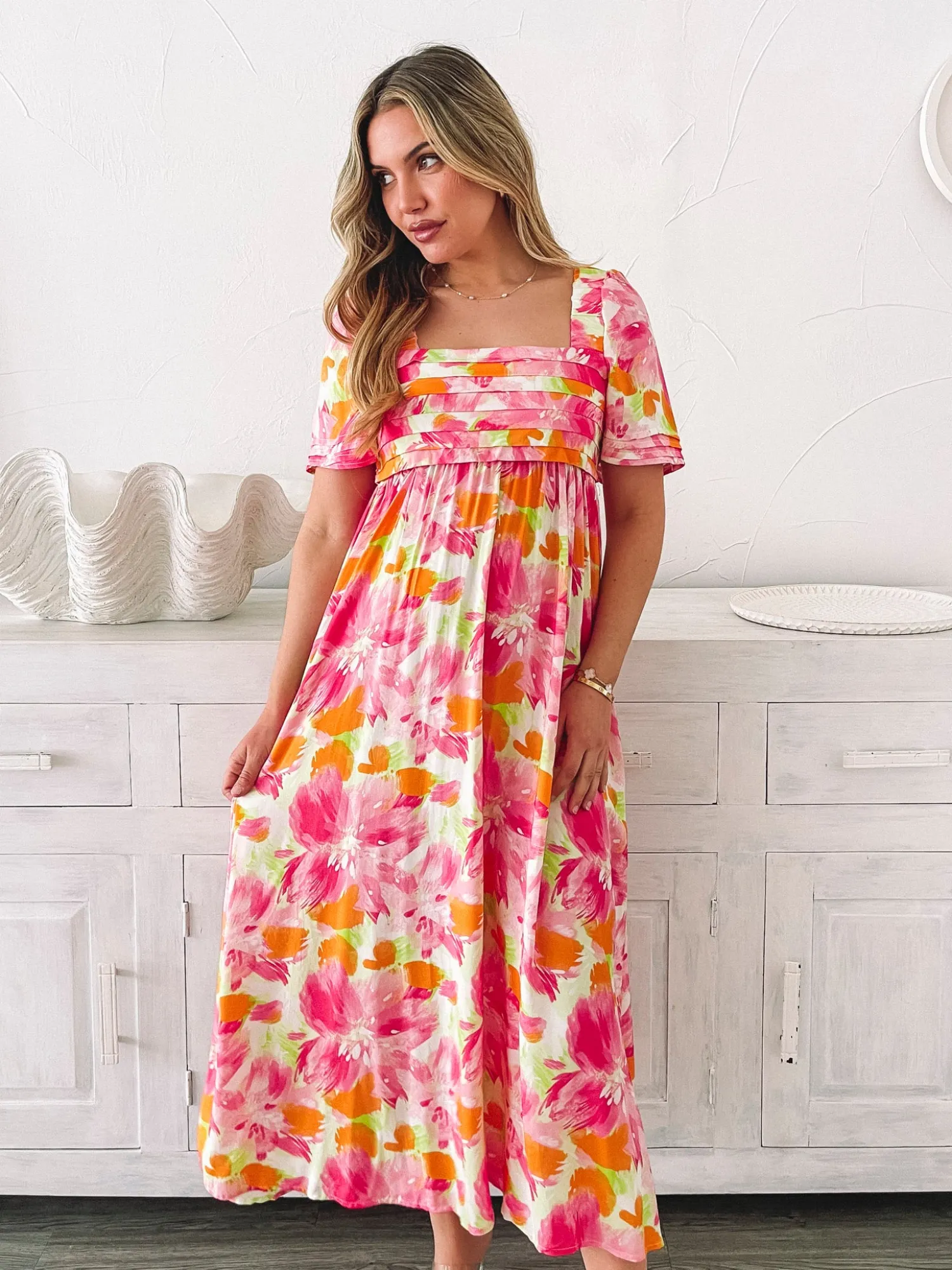 Hot Lanna Dress - Cherry Blossom Curve Dresses|Maternity Dresses