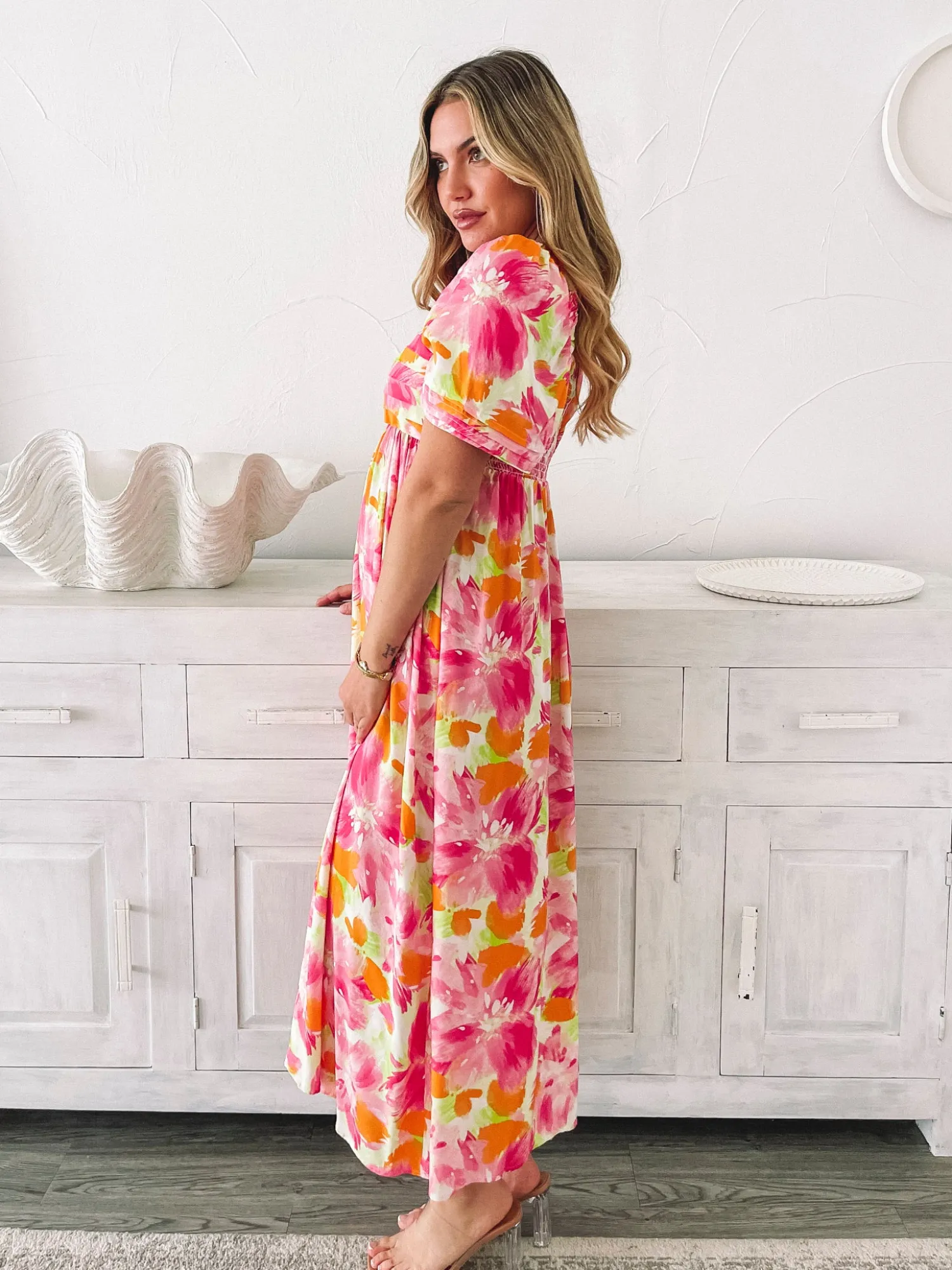 Hot Lanna Dress - Cherry Blossom Curve Dresses|Maternity Dresses