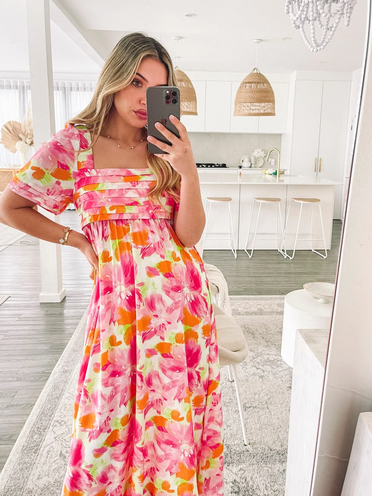 Hot Lanna Dress - Cherry Blossom Curve Dresses|Maternity Dresses