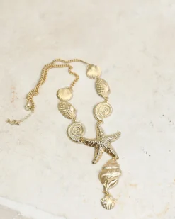 Outlet Larena Shell Necklace - Gold Jewellery|Accessories