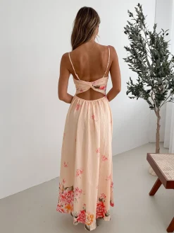 Online Latosha Dress - Pink Floral Floral Dresses|Holiday Dresses