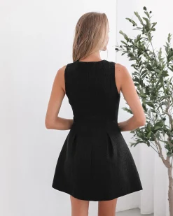 Sale Laurenza Dress - Black Mini Dresses|Dresses