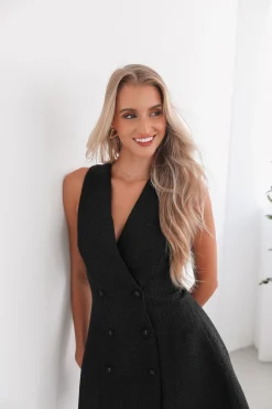 Sale Laurenza Dress - Black Mini Dresses|Dresses