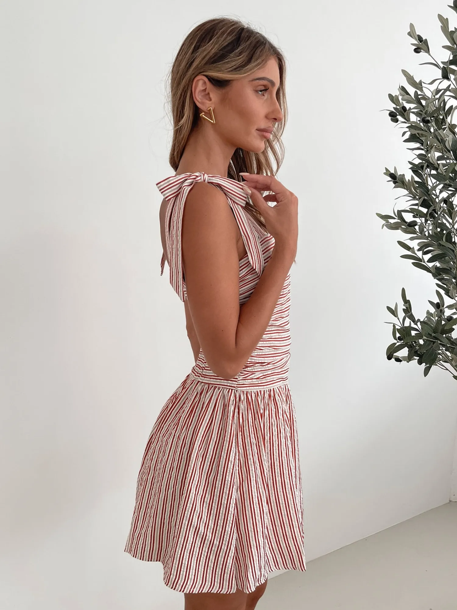 Best Laynie Dress - Red Stripe Mini Dresses|Valentine'S Day Dresses