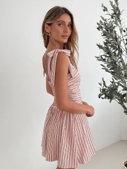Best Laynie Dress - Red Stripe Mini Dresses|Valentine'S Day Dresses
