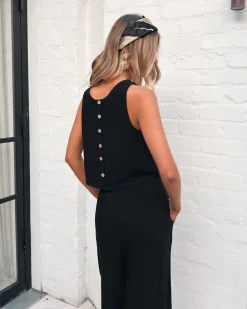 Clearance Lizzo Top - Black Basic Tops|Casual Tops
