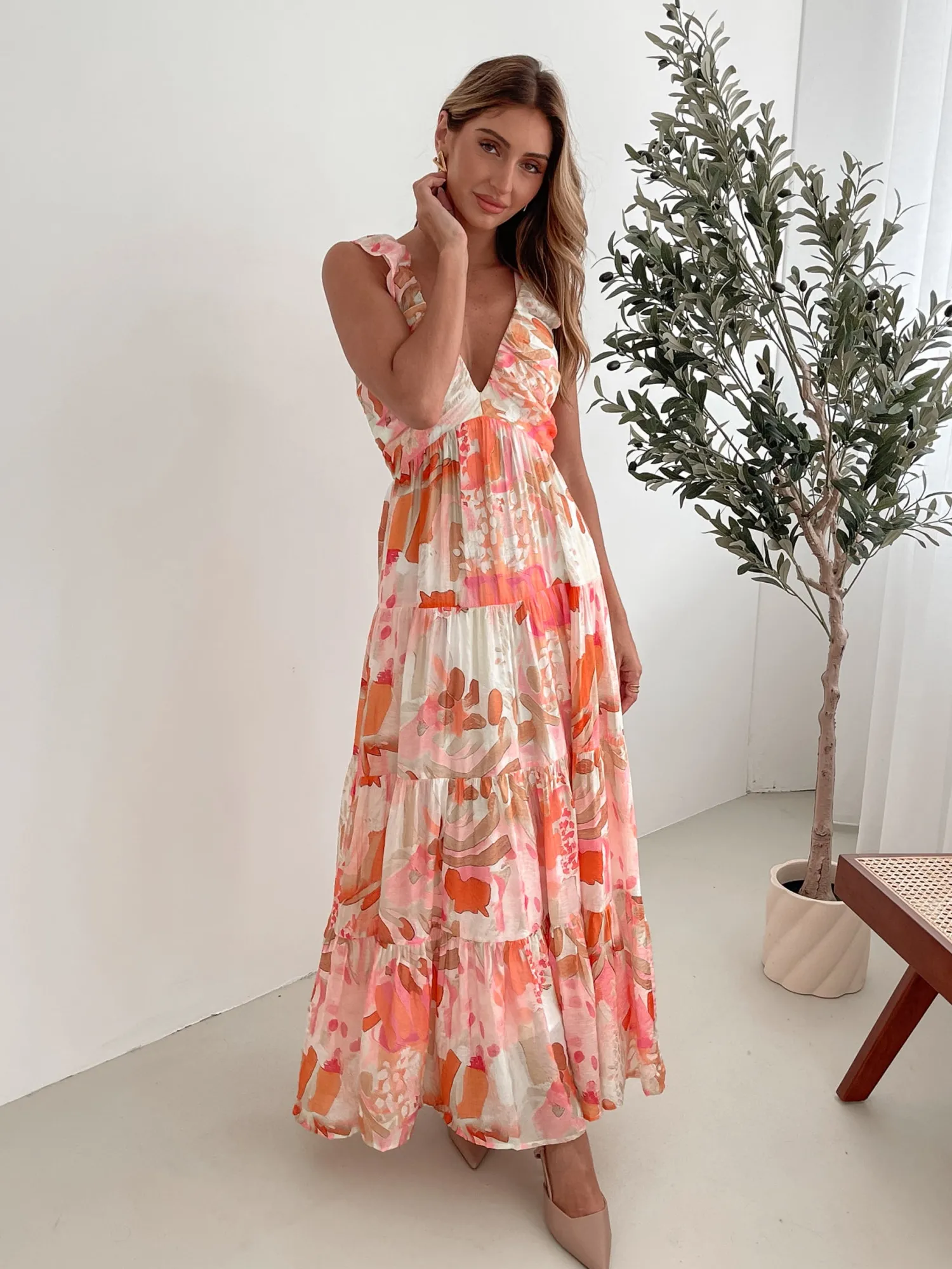 Online Mariel Dress - Pink Floral Floral Dresses|Maternity Dresses