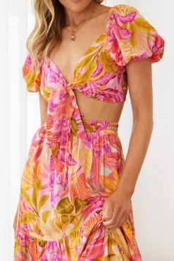 Hot Mariessa Top - Sunset Crop Tops|Crop Tops