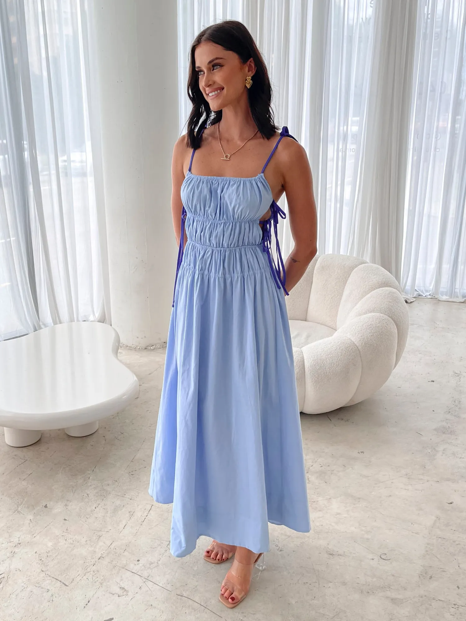 Discount Marzeline Dress - Blue Multi Maternity Dresses|Maxi Dresses
