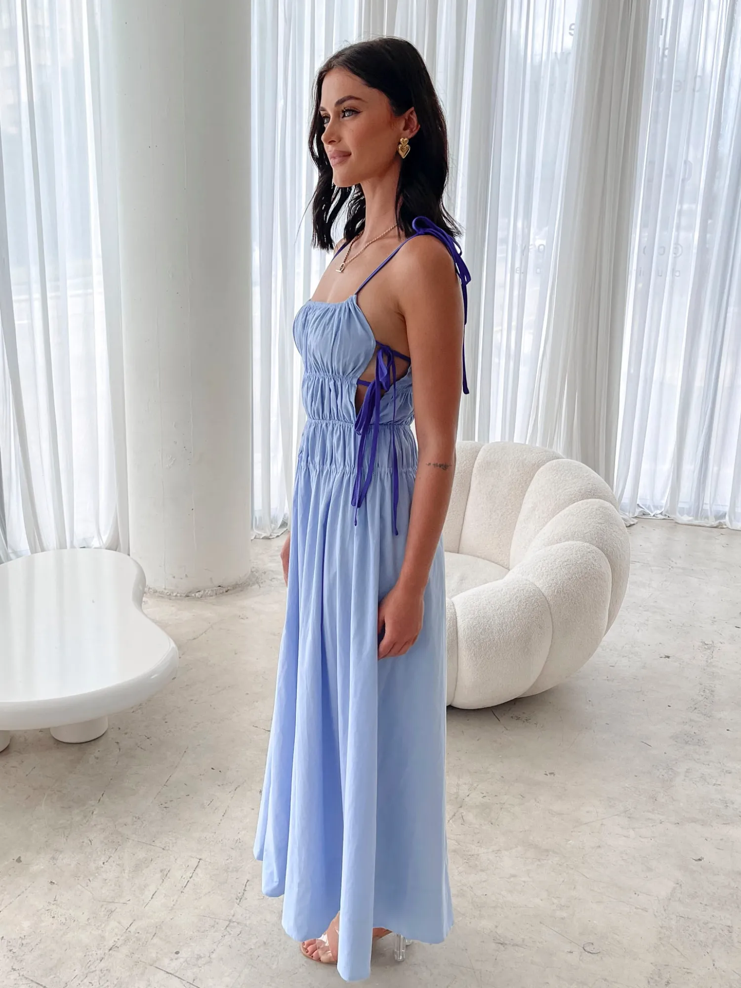 Discount Marzeline Dress - Blue Multi Maternity Dresses|Maxi Dresses