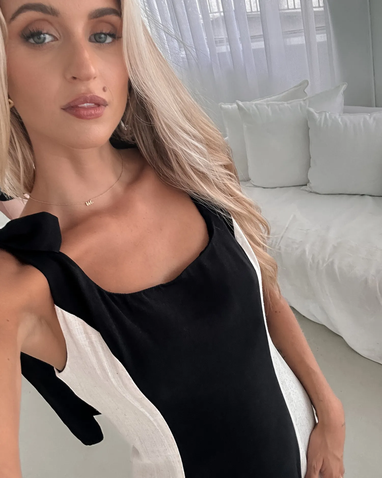 Hot Morticia Dress - Black Multi Slip Dresses|Maxi Dresses